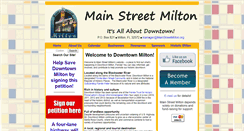 Desktop Screenshot of mainstreetmilton.org