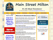 Tablet Screenshot of mainstreetmilton.org